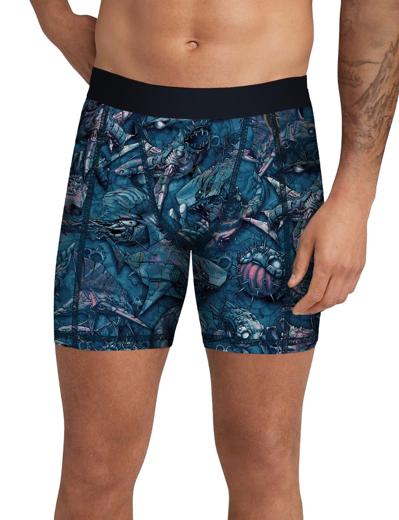 SPACEFISH Mens Clockwork Ocean Scuba Shorts 